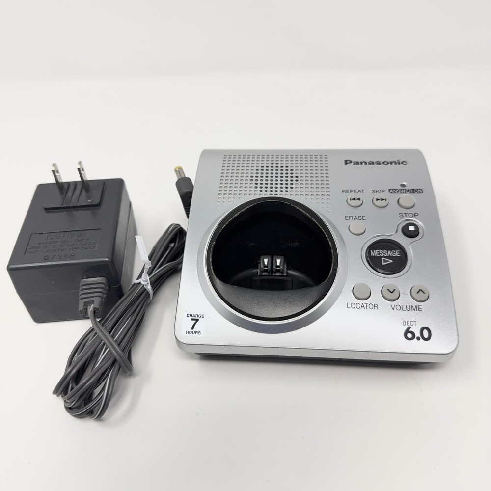 Panasonic KX-TG1031S Cordless Answering System 6.0 Main Base ONLY TESTED